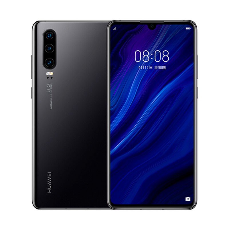 Nearly 90% original used phone android dual sim card mobile phone 6+64GB 128GB 256GB 6.1inch For HuaWei P30