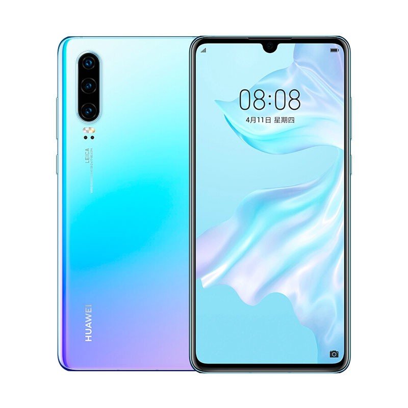Nearly 90% original used phone android dual sim card mobile phone 6+64GB 128GB 256GB 6.1inch For HuaWei P30