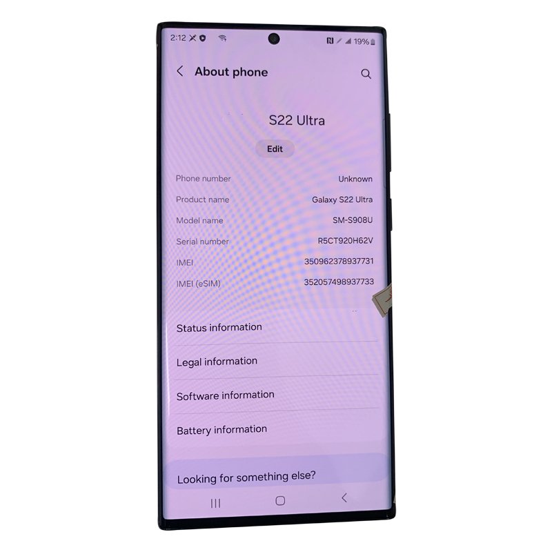 Smart Used Mobile Phones For Samsung S22 ultra S23 ultra 256gb Unlocked Cell phone Used Mobile Phones