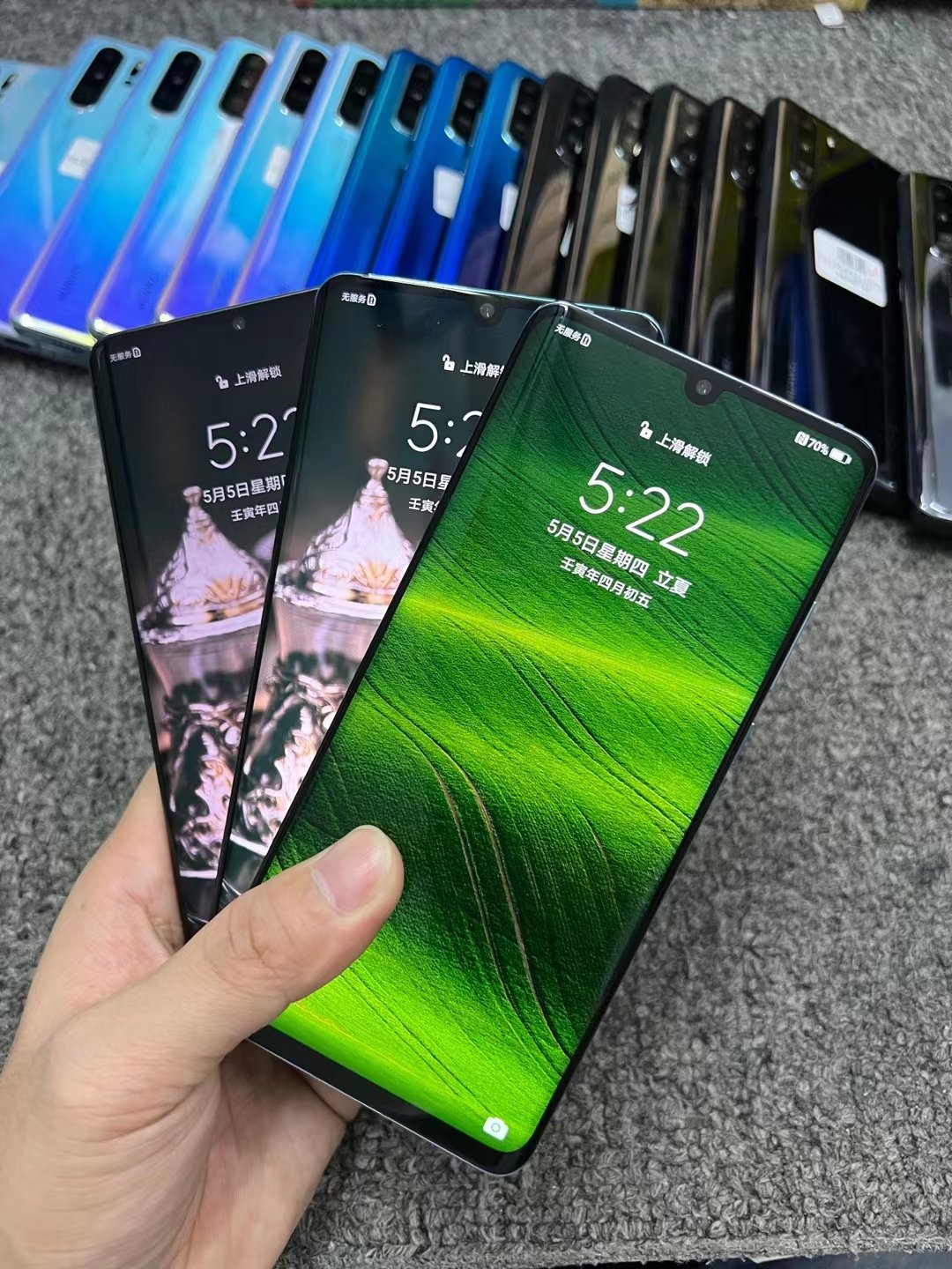Used Mobile phone Kirin 980 for Huawei P30 Pro 8GB+256GB 8+128G Mobile Phones Android 9.0 Smartphones
