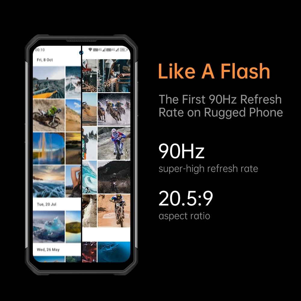 Oukitel WP17 Rugged Smartphone 8GB+128GB 6.78inch FHD+ 8300MAH Android 11 Mobile Phone 64M+16M NFC Cell Phone