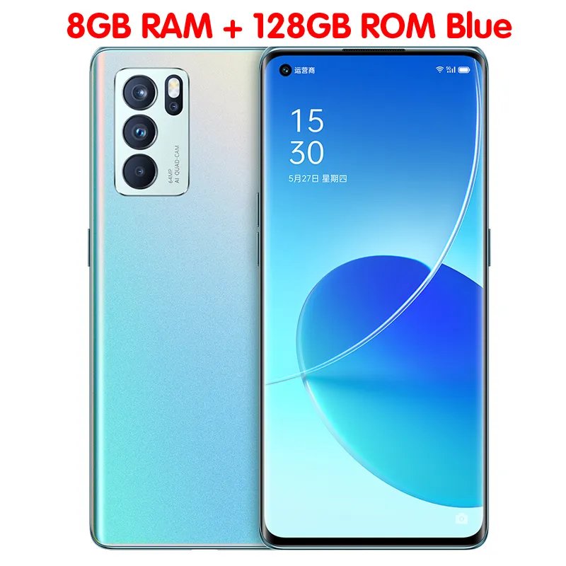 Original Wholesale Sale for OPO Reno 6 Pro 8+128GB Used Mobile Phone 5G Smartphone
