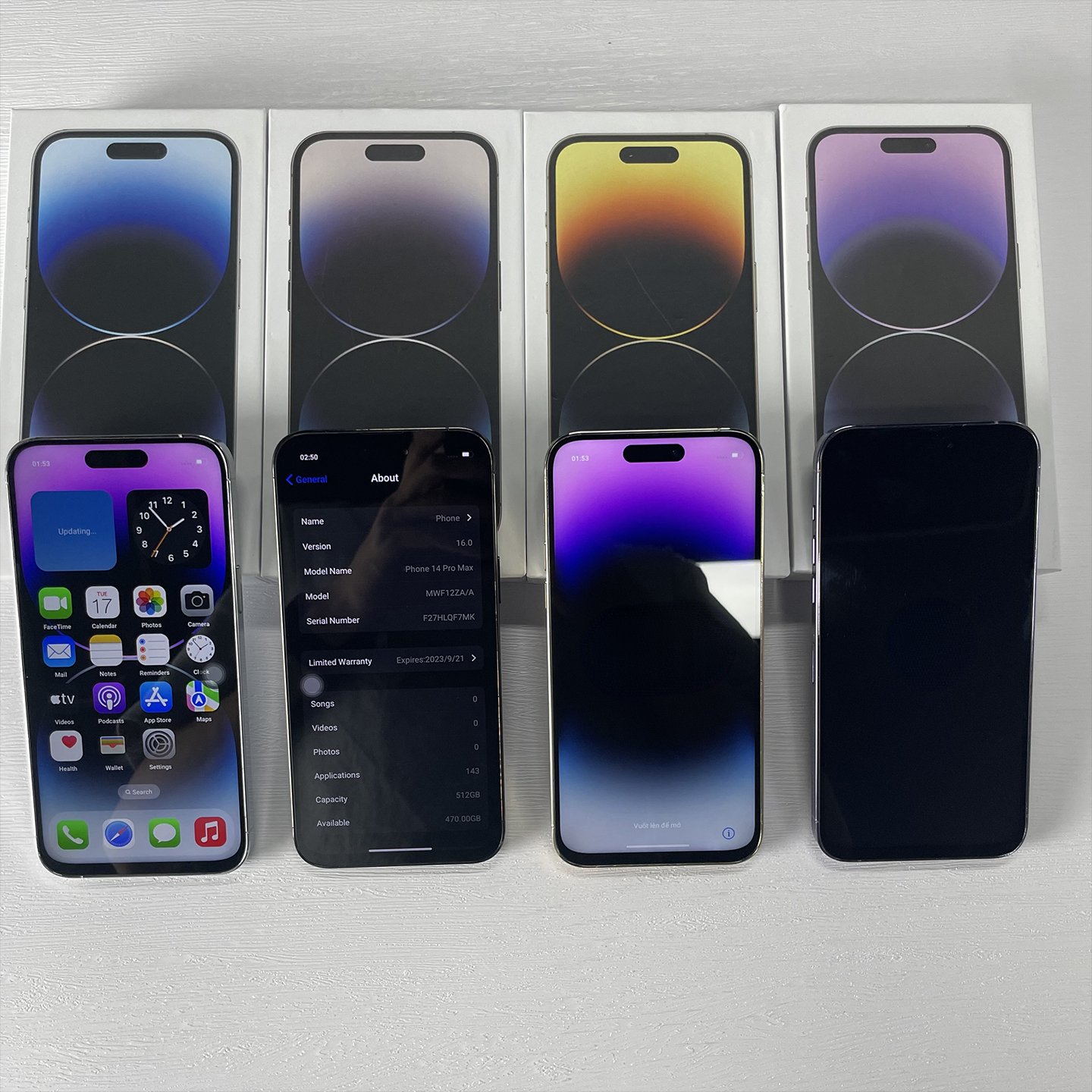 Original 14 Pro 14 Pro Max Used Mobile Phone Mobile Phone with Face Unlock Cellphones for i Phone 14 Pro