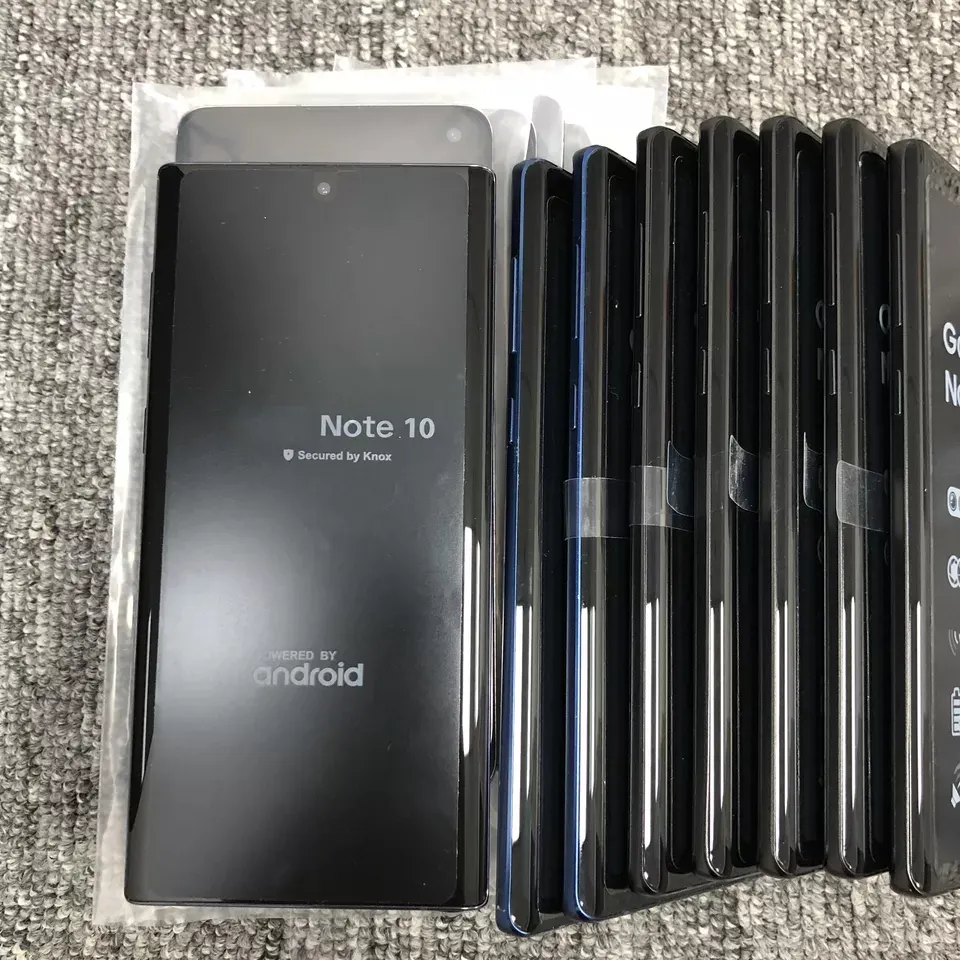 High Grade Refurbished Galaxy note 10 + second hand used mobile phone 128GB for Samsung Galaxy note 10 plus