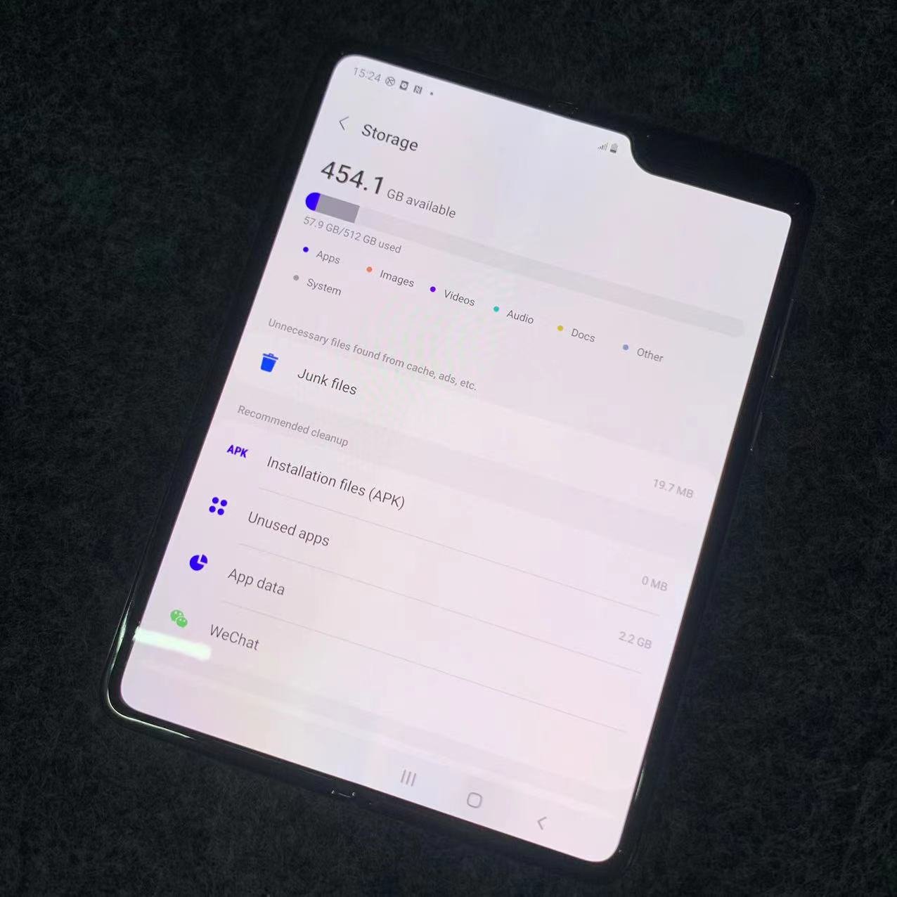 Wholesale Original Galaxy Z Fold 4g Android 5g Smartphone Galaxy Z Fold SM-F900U1 Folding Phone Foldable used mobile phone
