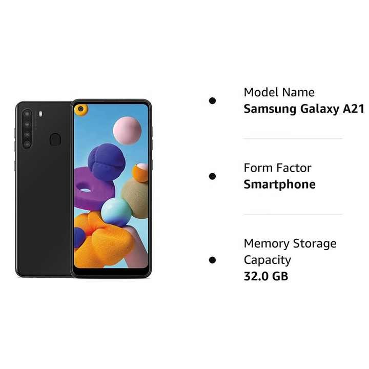Original Unlocked For Samsung Galaxy A21 6.5 Inches Used Mobile Phone Android For Samsung A21 A21s Used Phone