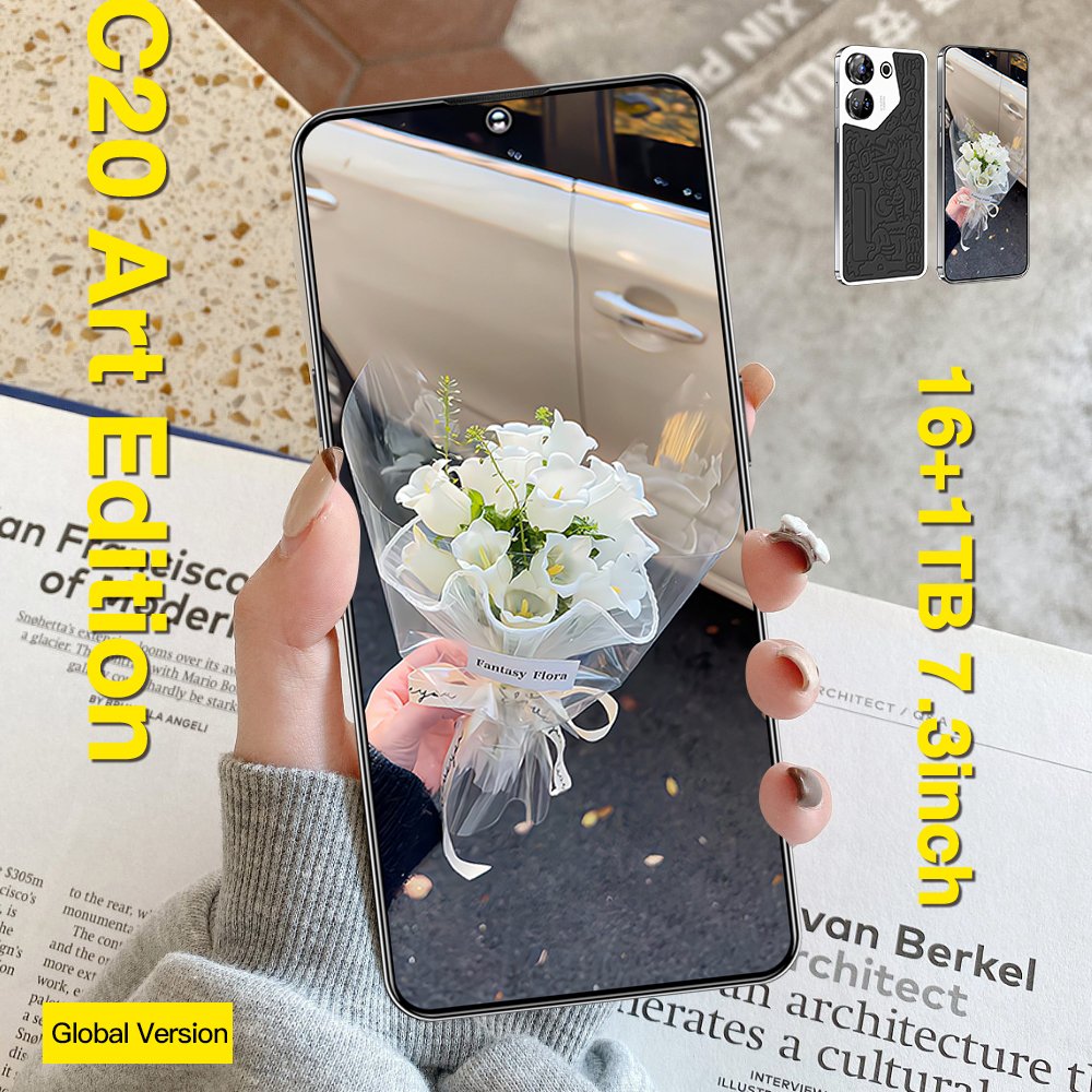 2023 New Version Original camon 20 pro 5g Phone 7.3Inch 12Gb + 512Gb Android 13 Smartphone Dual Sim Ten Core Smart Mobile Phones
