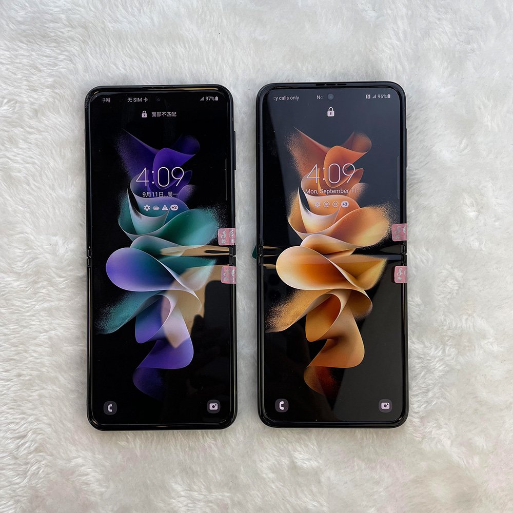 Cheap used phones Z Flip3 wholesale used cell phones fold bulk smartphone use mobile phone refurbished low price 5g