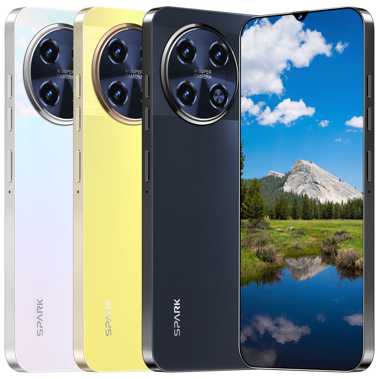 New arrival spark 20 pro+ 6.78 screen Amoled 16+256GB comon 30pro techno big memory global version Smart Phone with high quality