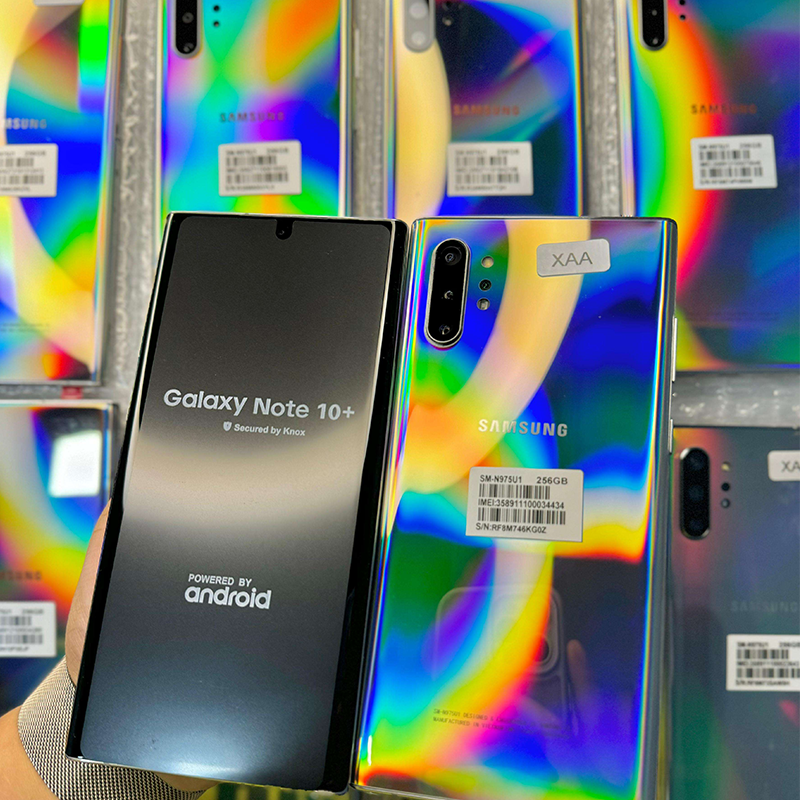 No Scratch Mobile Phone Note1 Note2 Note9 Note10 Note10+ Wholesale Second Hand Cheap Android System