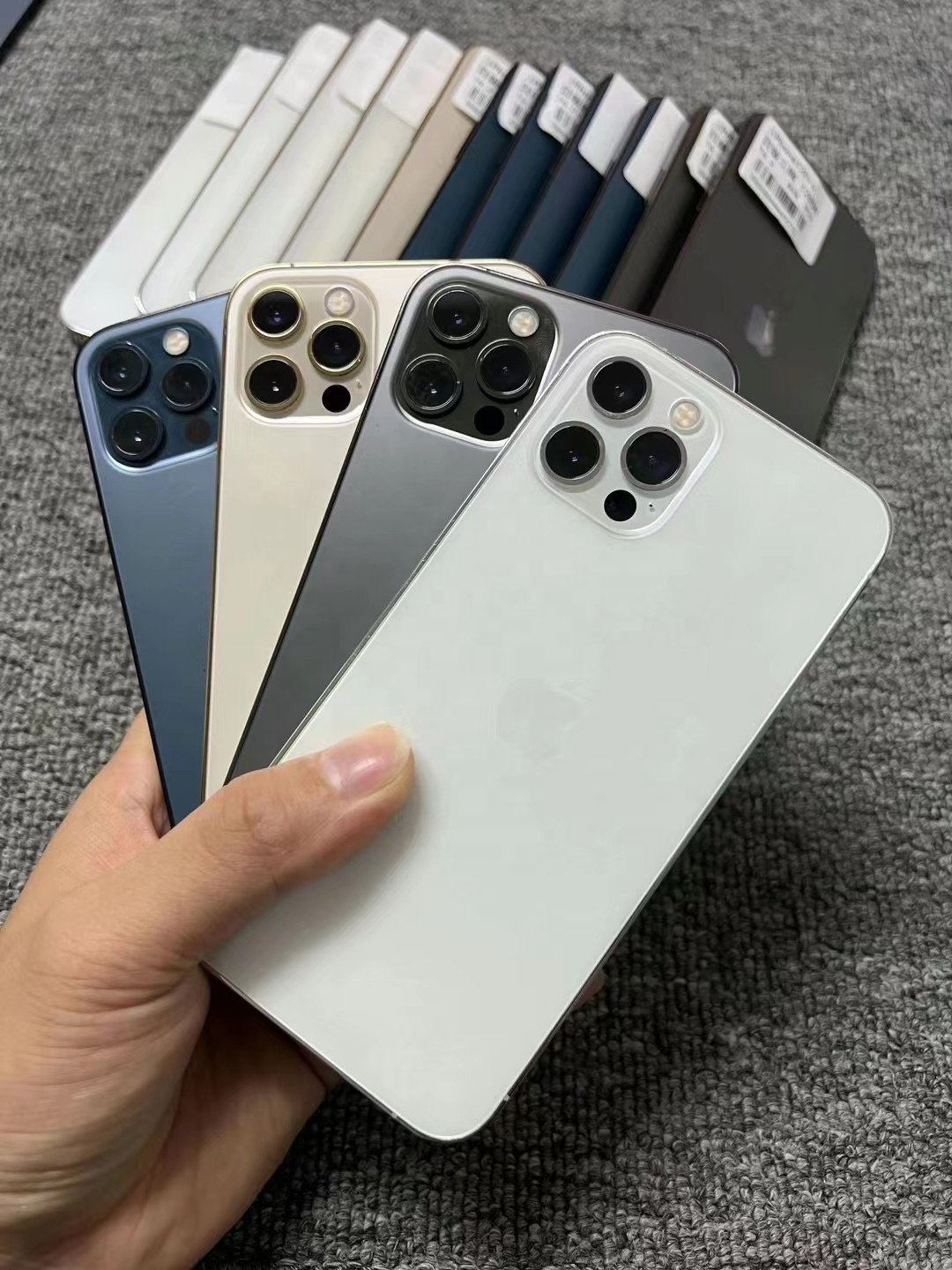Good Review Seller Wholesale Hot Sale High Quality Used Mobile Phones for Apple Good condition For iPhone 12 Pro max Unlocked