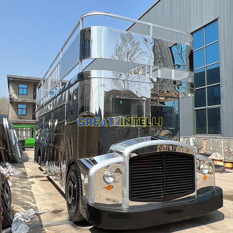 antique mobile barber truck trailer luxury barber station mobile salon for sale with sink furniture unit chairs
