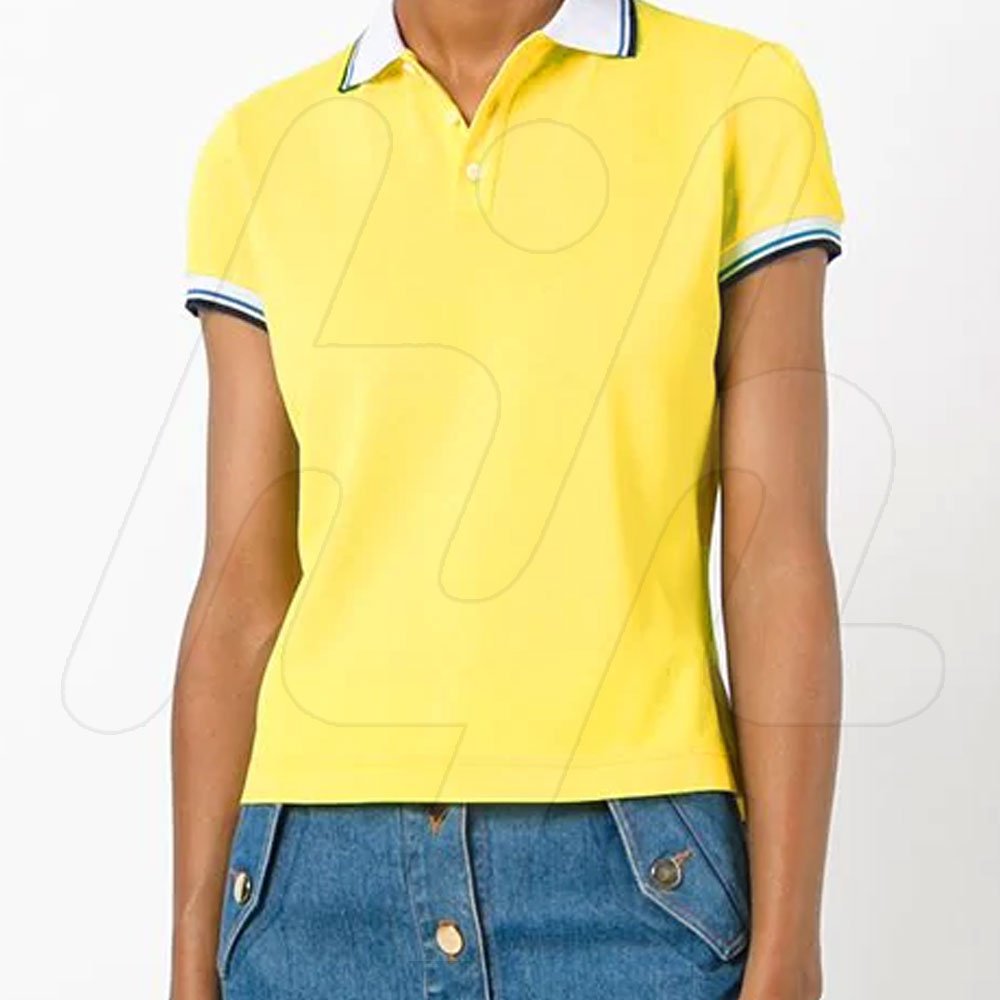 Newline Polo Shirts For Women Short Sleeve Turn Down Collar Women Polo Shirt Manufacture By Huzaifa Products (PayPal Verified)