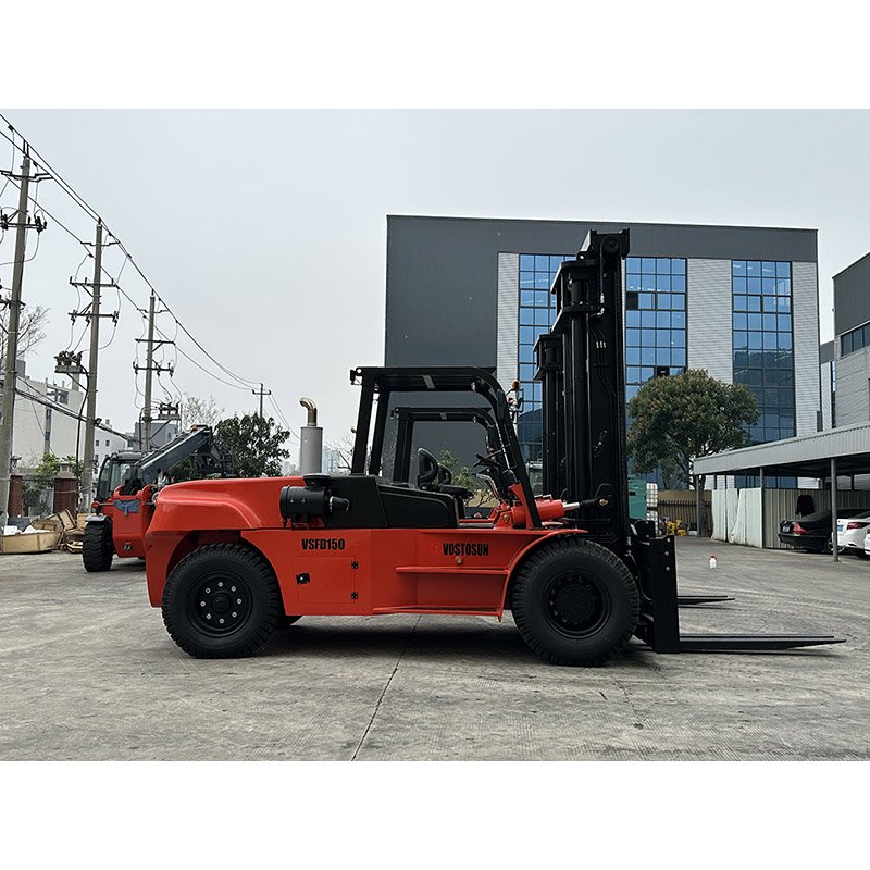 2 El 28-ton-forklift-loader 2.5 Ton Container Mast Forklift