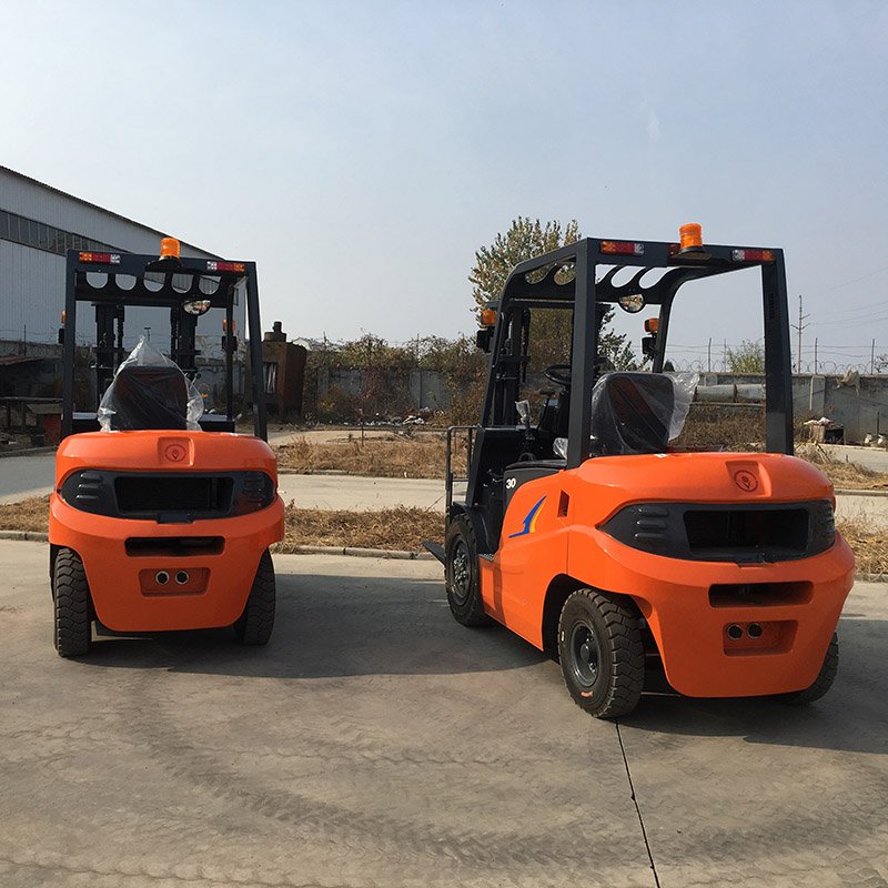 2 El 28-ton-forklift-loader 2.5 Ton Container Mast Forklift