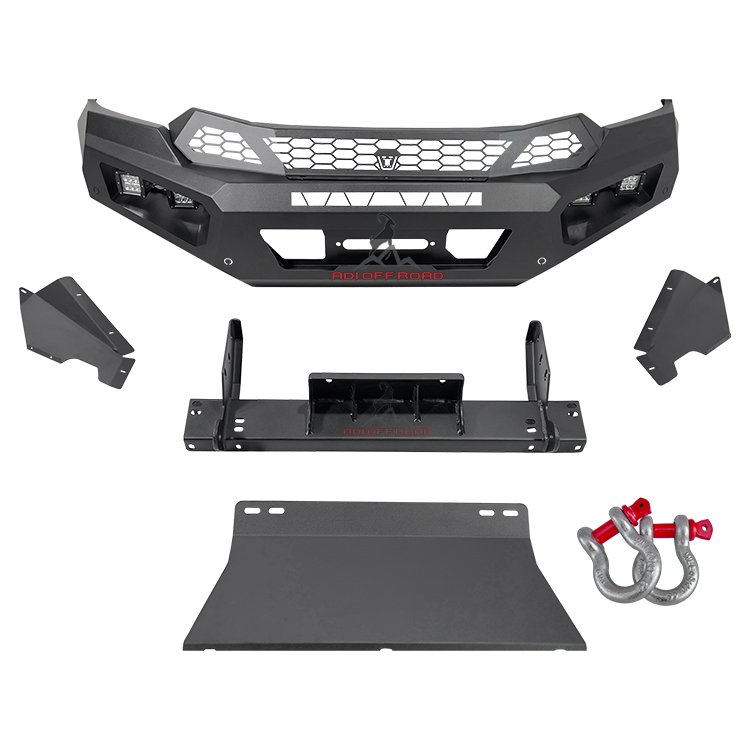 F15 Series high quality With 4 LED lights With winch seat steel rear bumper front bumper bull bar for DAMX 2021 2022 2023