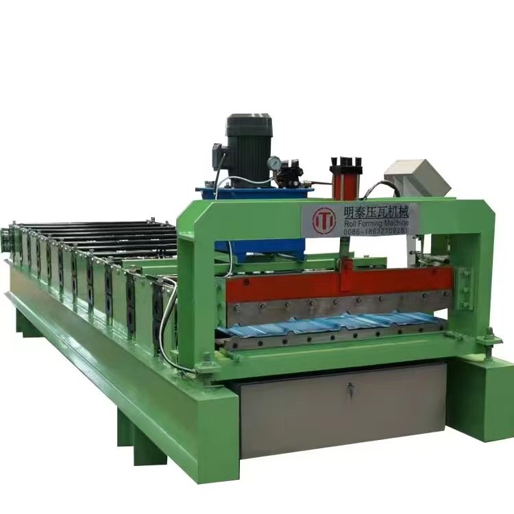 Maquina Planchas De Zinc Para El Techo Zincalum Maquina PPGI Steel Construction Colored Steel Roof Making Machine 35m/min