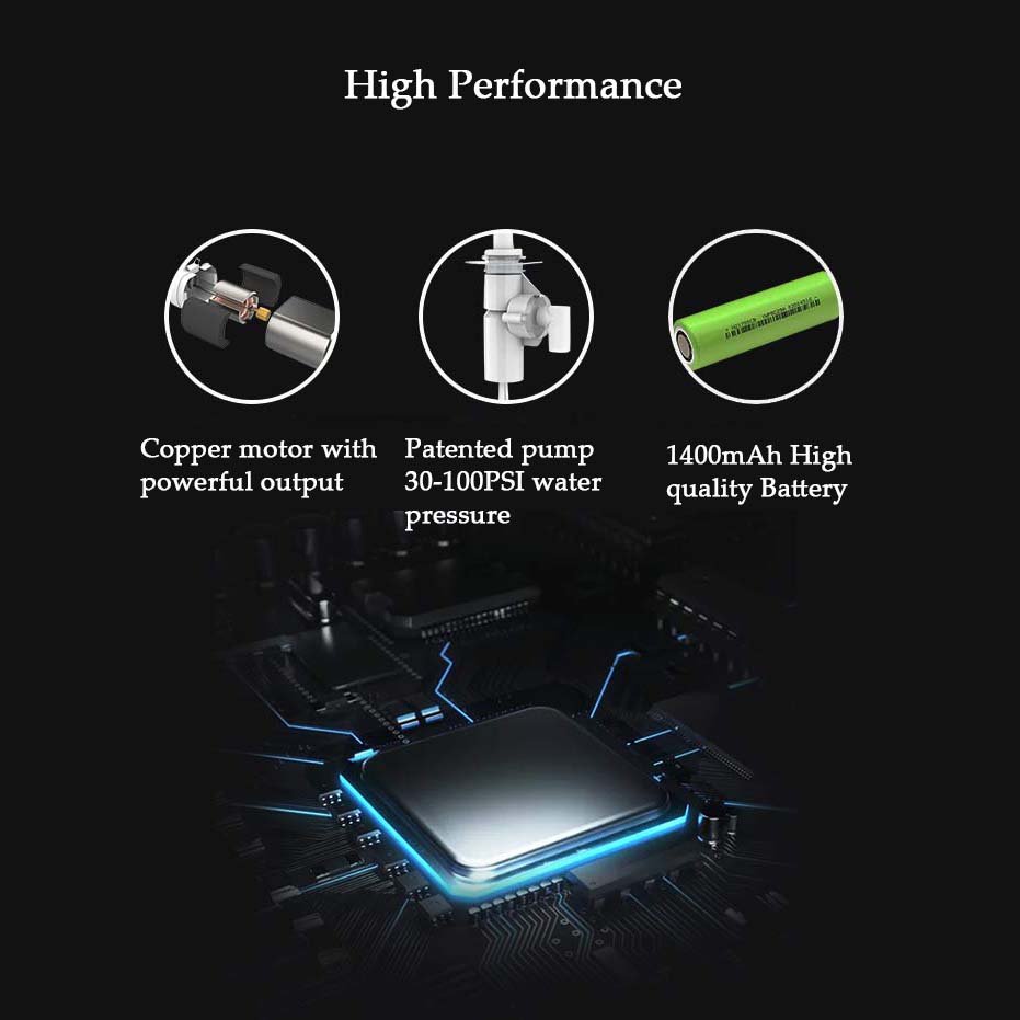 SINBOL High Efficiency Private Label Water Pick Teeth Cleaner Flosser Dental Electric Tooth Cleaning Water Dental Flosser