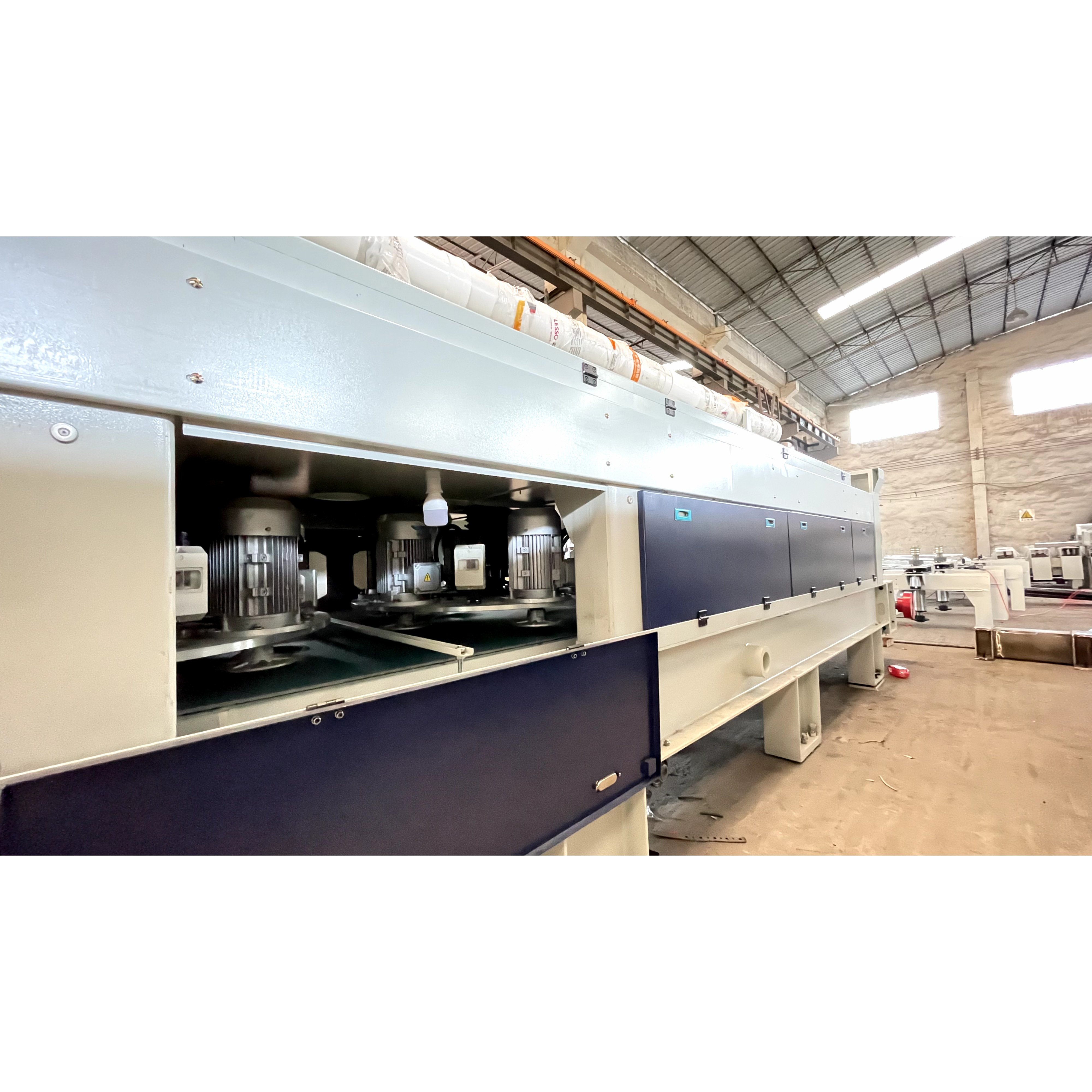 Basair 6-12 Heads Porcelain Slab Polishing Machine Line For Slab Stone&Tile Polishing Producing mesin pemolesan garis