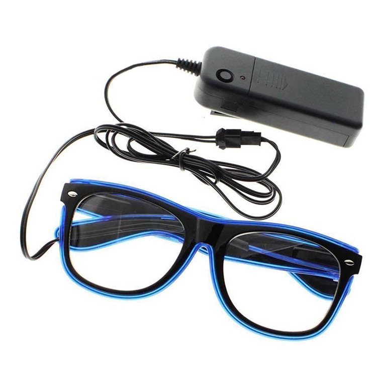 Best welcome party products led el wire neon glasses
