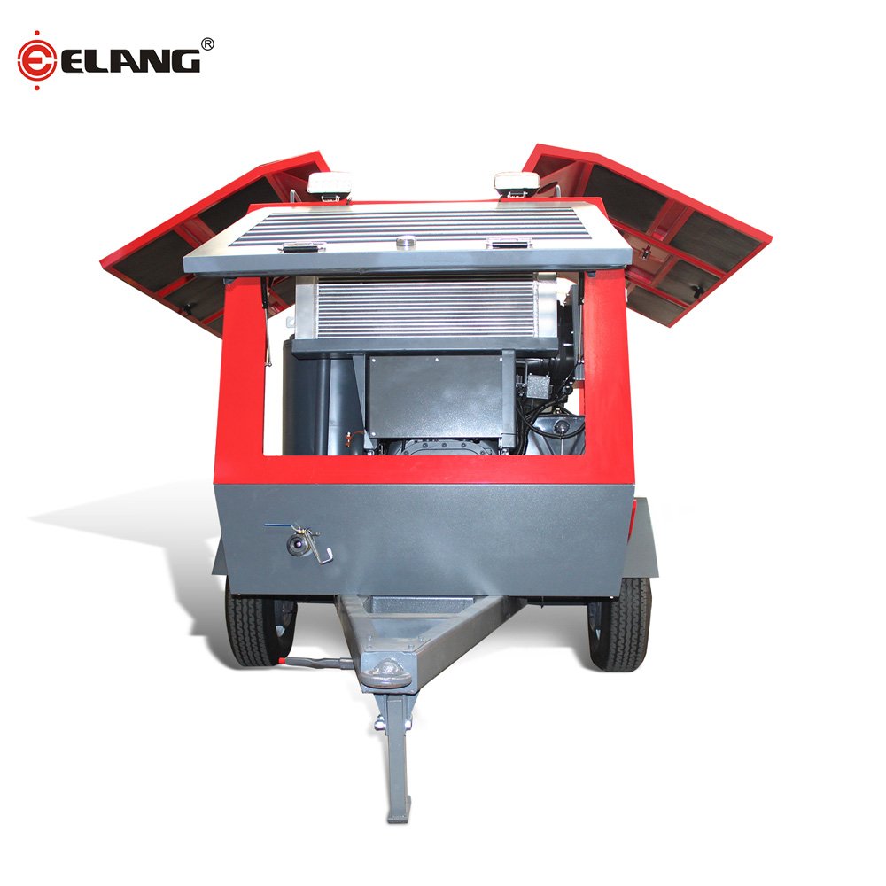 Flexible Diesel Portable Screw Air Compressor for Quarrying Industry