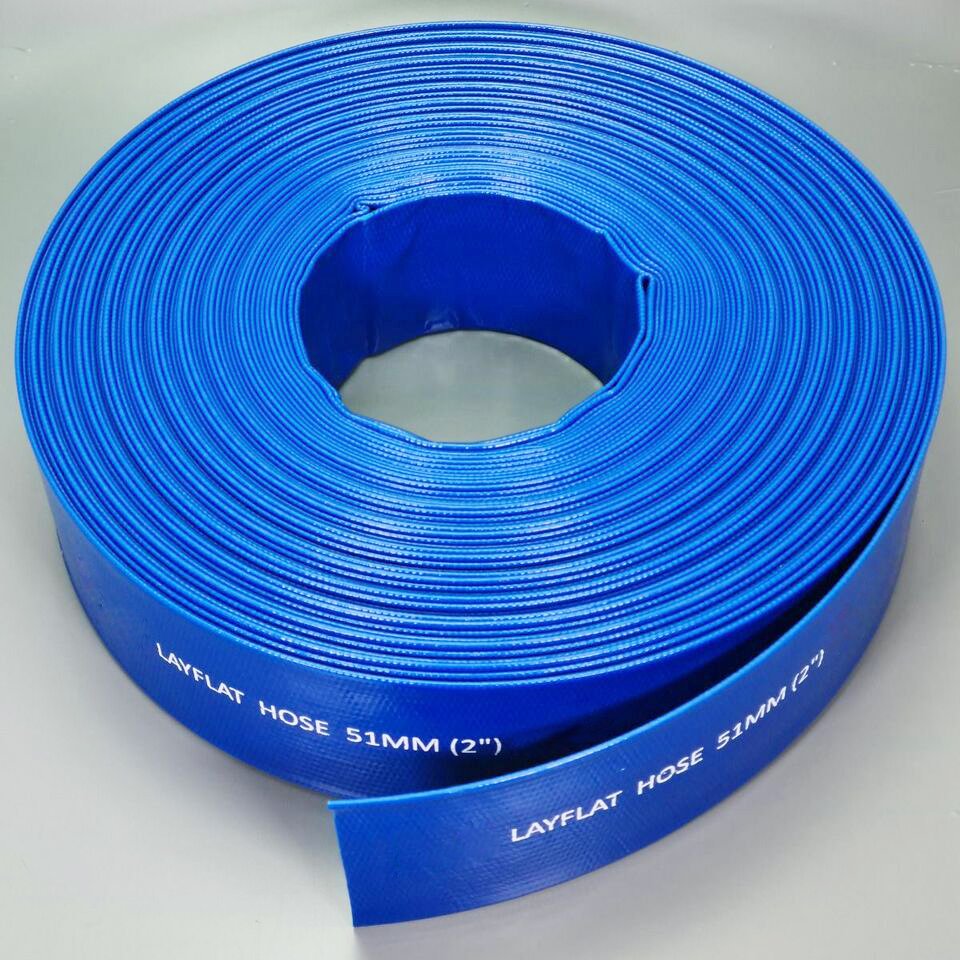 PVC manguera de agua / 1 2 3 4 6 8 10 12 14 16 pulgadas azul tubo de PVC / manguera de agua para el riego agricola, la mineria