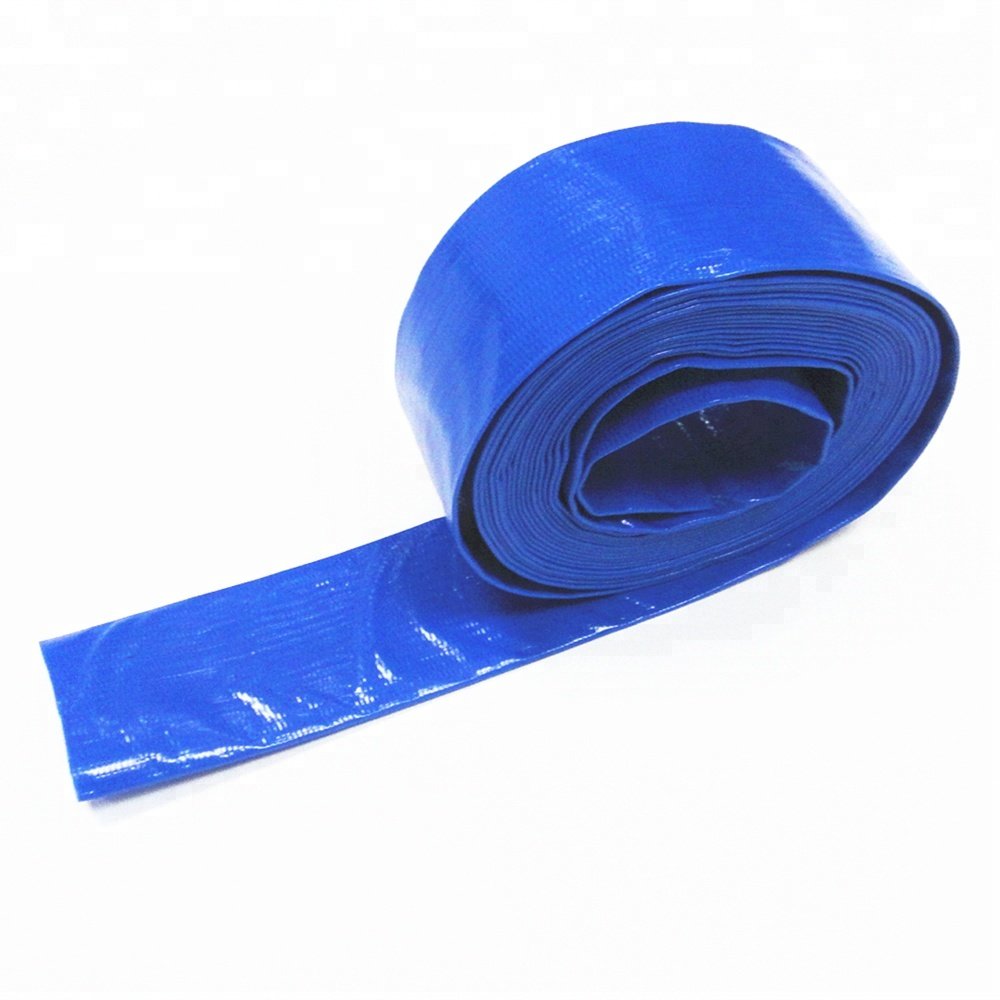 PVC manguera de agua / 1 2 3 4 6 8 10 12 14 16 pulgadas azul tubo de PVC / manguera de agua para el riego agricola, la mineria