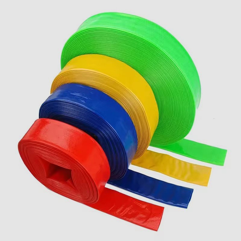 PVC manguera de agua / 1 2 3 4 6 8 10 12 14 16 pulgadas azul tubo de PVC / manguera de agua para el riego agricola, la mineria