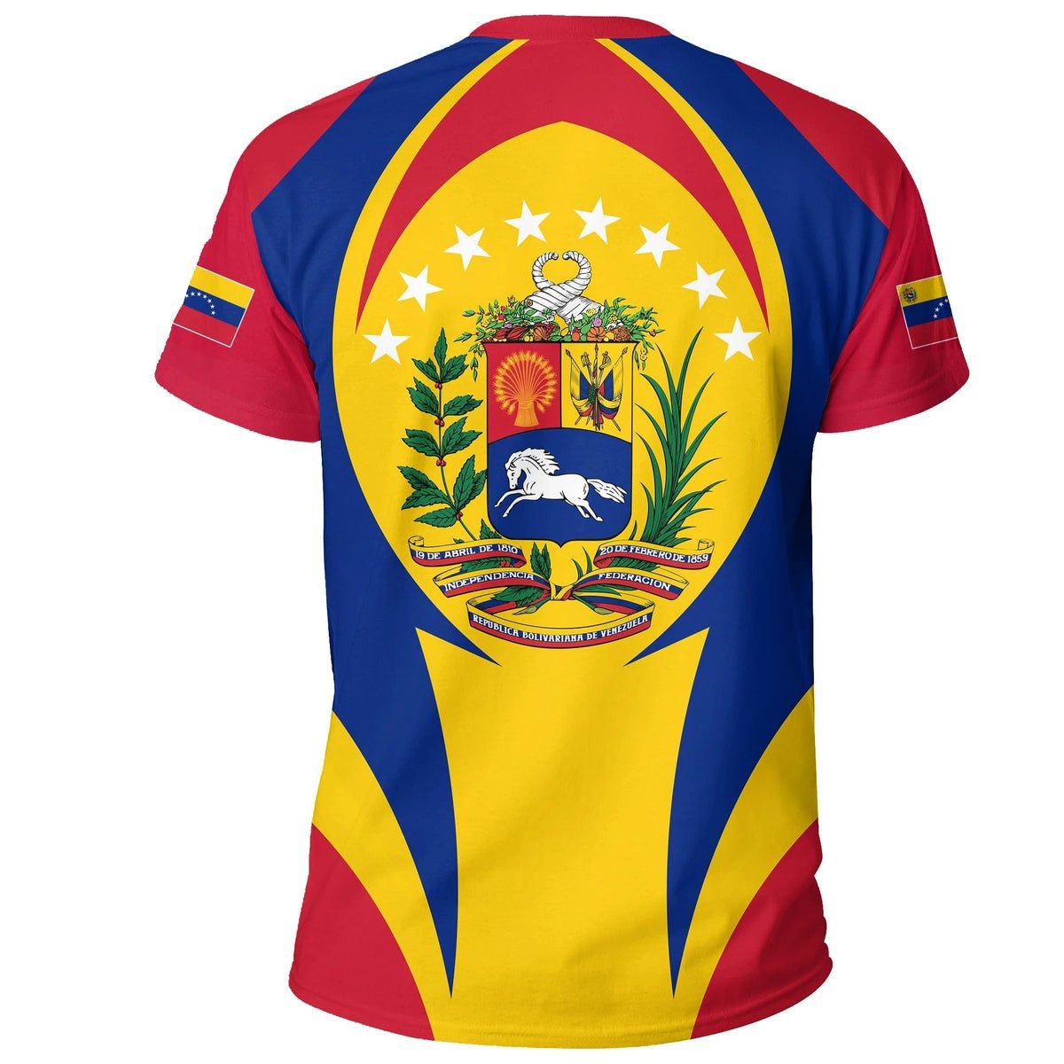 Venezuela T Shirt New Product Customization Comfort Male Streetwear Brand High Quality Comfort Sport Tee Minimum Order Quantity