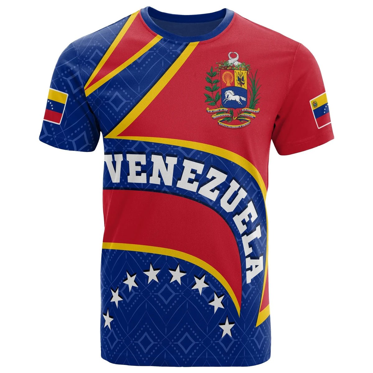 Venezuela T Shirt New Product Customization Comfort Male Streetwear Brand High Quality Comfort Sport Tee Minimum Order Quantity