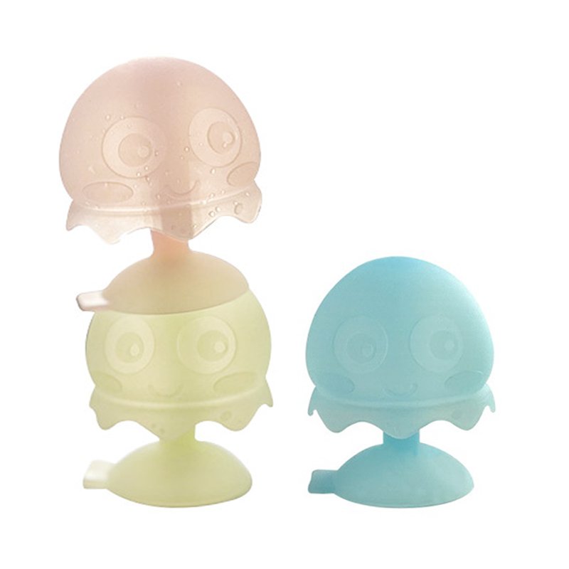 Low Price Baby Bath Toys Animal Floating Jellyfish With Suction Cup Designs Silicone Bath Toys For Toddlers