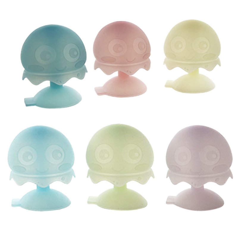 Low Price Baby Bath Toys Animal Floating Jellyfish With Suction Cup Designs Silicone Bath Toys For Toddlers
