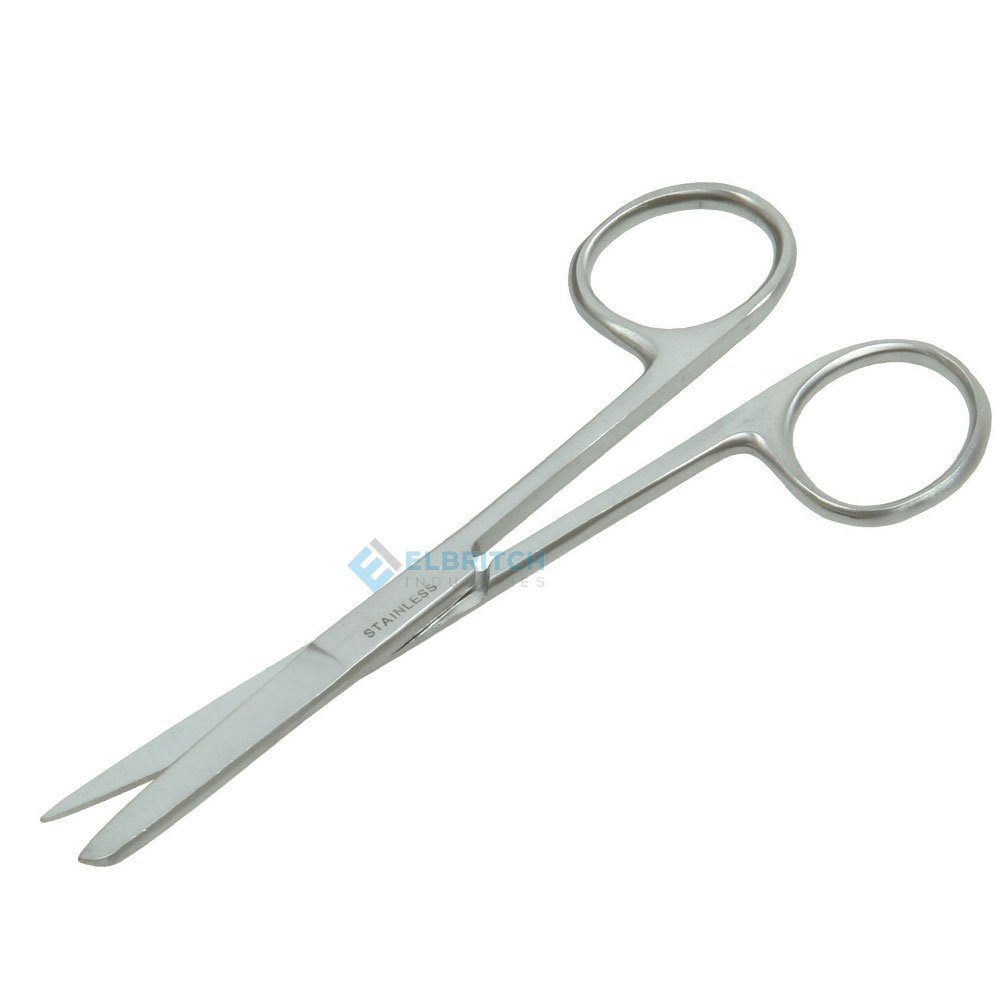 Solid Stainless Steel Best Price Straight Sterile Dressing Scissors 10 Cm