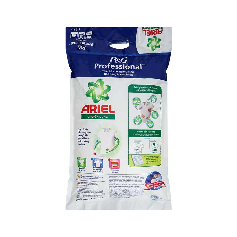 Hot Rate High Foam Perfume Washing Powder Ar-iel Powder Detergent big bag 8.5kg - Africa market Laundry detergent powder