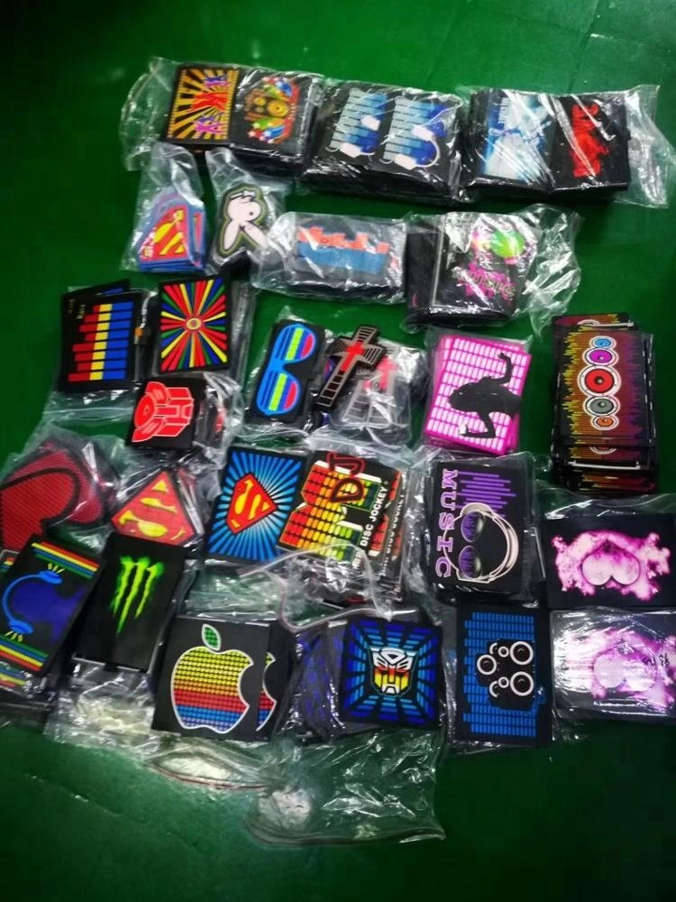 DIY Sound Activated El Panel / Flashing Led Panel / El T-shirt Panel Custom wholesale low price