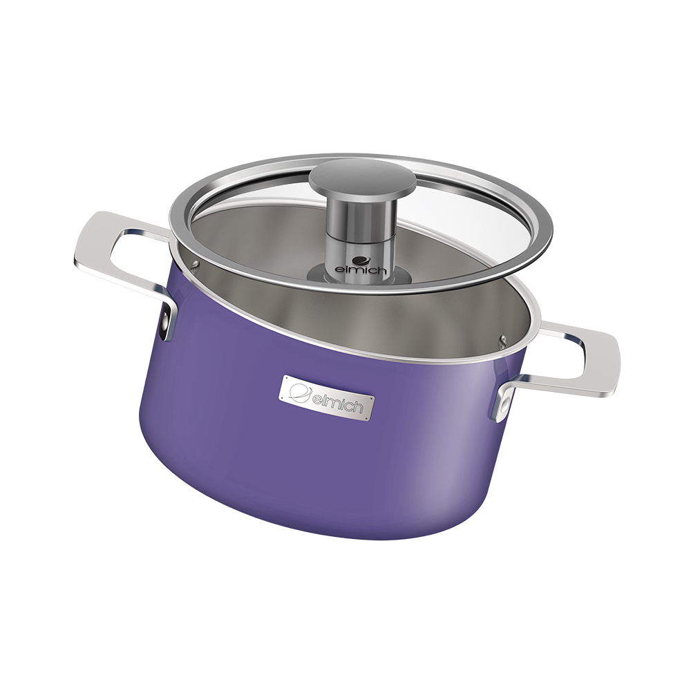 High quality Elmich Hera cookware set EL-8196 size 16,18,22, pan 24cm
