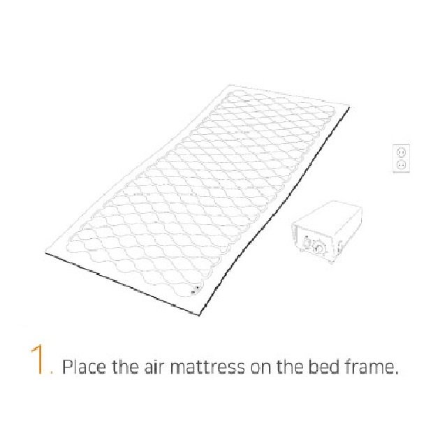 Anti Pressure Sores, Ulcer Air Inflatation Mattress with Laser Mirco Ventilation Holes for Air Circulation