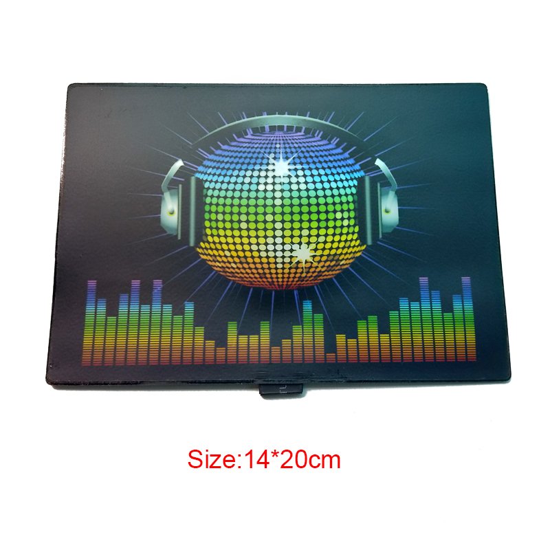 Hottest Flashing Pcs Music Controlled El Panel Lighting Patch Sound Activated El Panel for Party Clothing El Product 1-2 Days