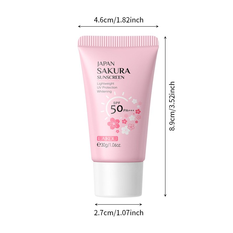 Sunscreen and Sun Protection Cream Vegan and Organic Skin Care Product Beauty Product Sakura Japan Sun Protection Cream