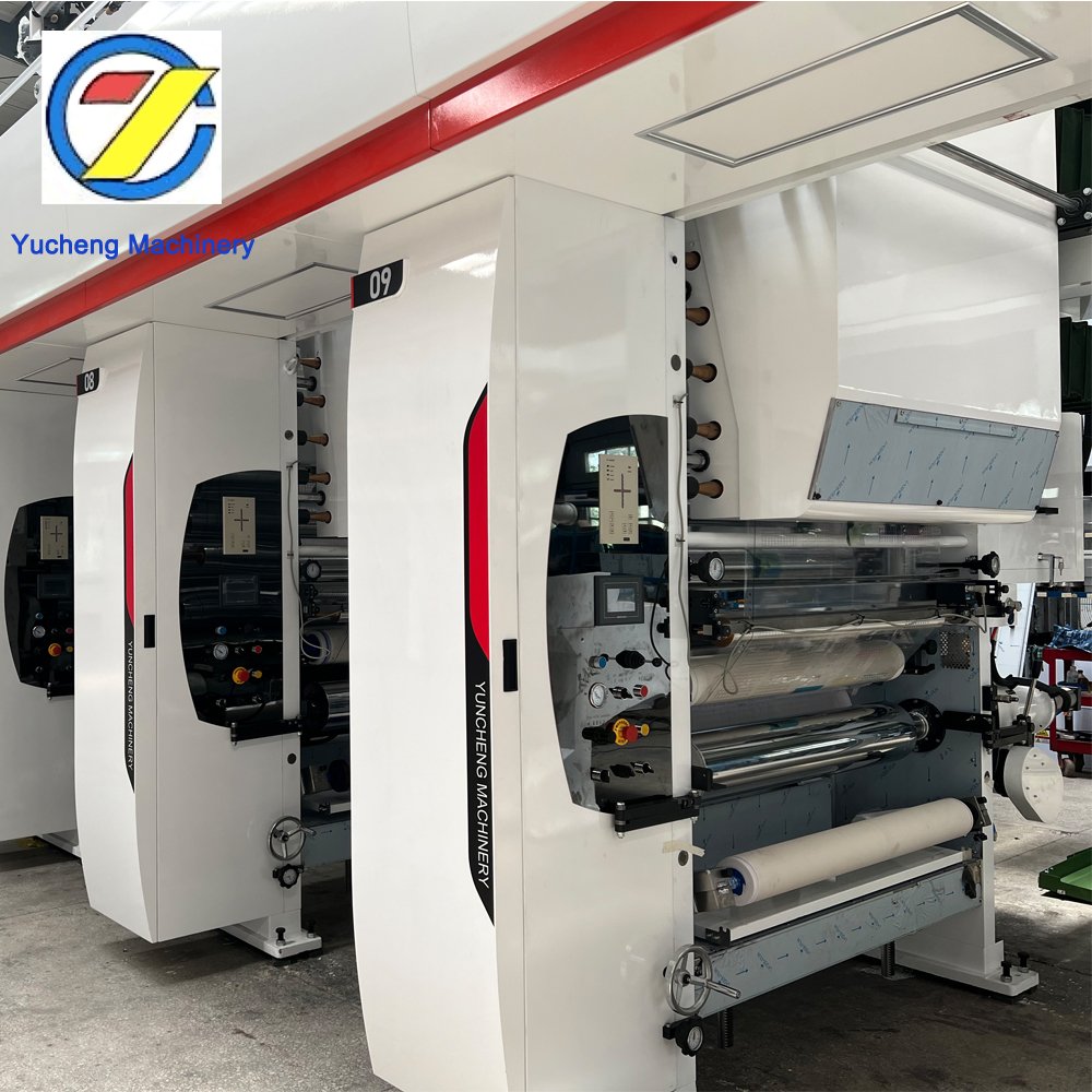 High-end Rotogravure Printing Machines BOPP 8 Colors 10 Colors Intaglio Printing Machine