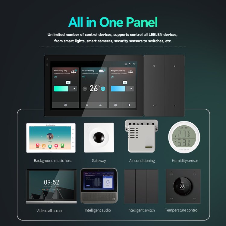 LEELEN productos inteligentes para el hogar Android WiFi Zigbee Bluetooth smart home products home automation control system