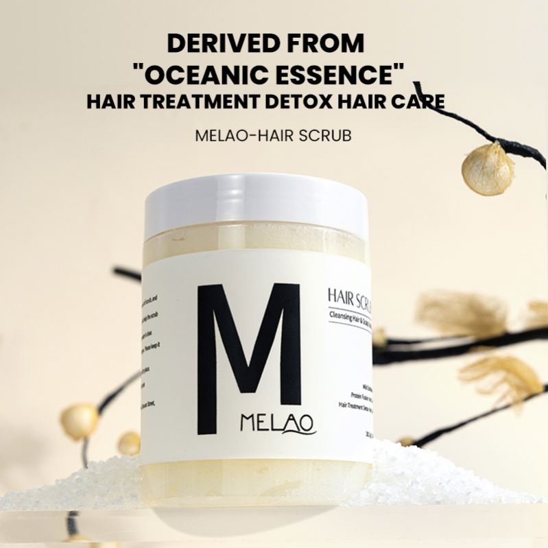 OEM/ODM MELAO Hair Products Treatment Nourishing Detox With Massager Relieve Scalp Discomfort Exfoliate Scrub Hair And Body