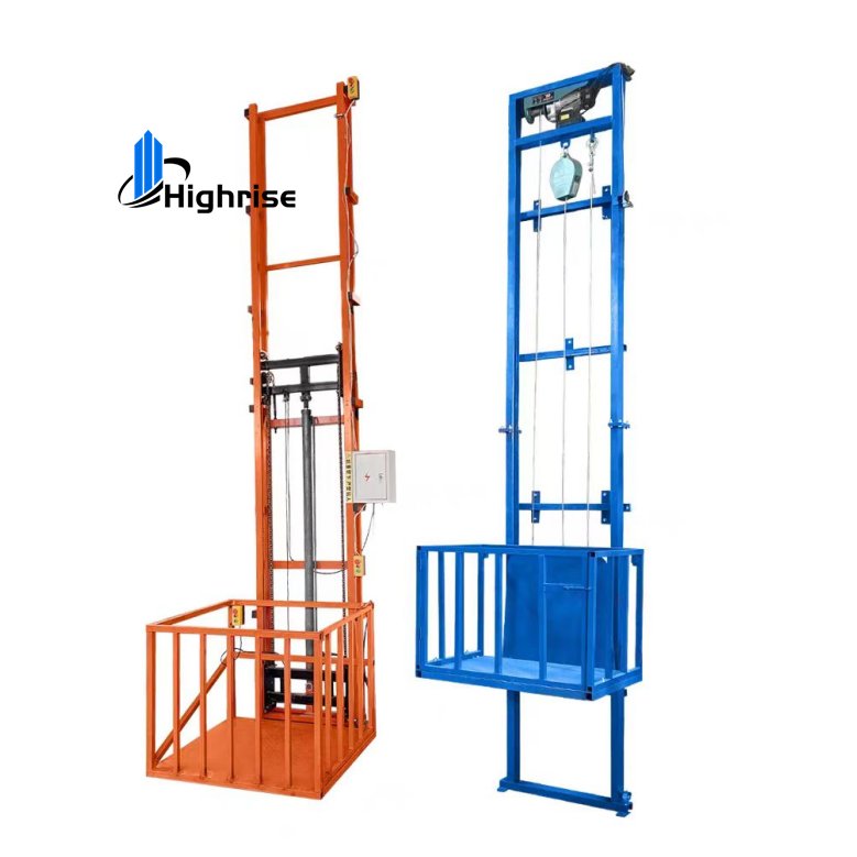 1000kg 1 ton customized electric cargo lifting platform warehouse used hydraulic cargo lift goods lift price