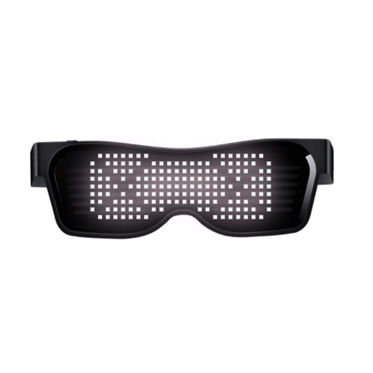 Custom Logo App Control Programmable LED Magic Glasses New Product for Party Usage Toys