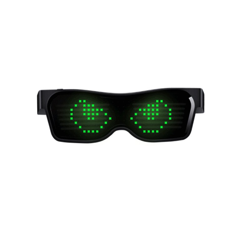 Custom Logo App Control Programmable LED Magic Glasses New Product for Party Usage Toys