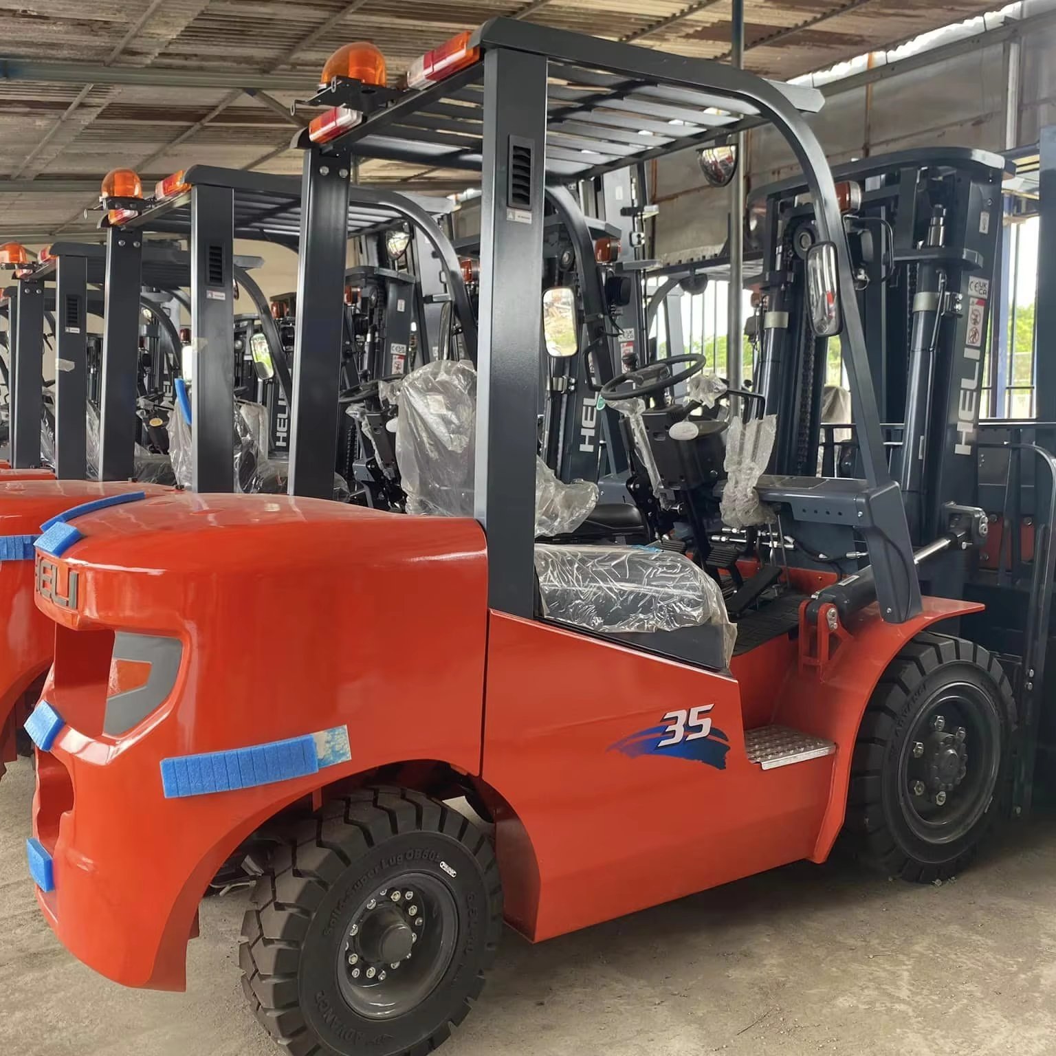 heli 3.5 ton counterweight for forklift diesel 3 montacargas all terrain para el hogar autonomous fork lift manual ajustable