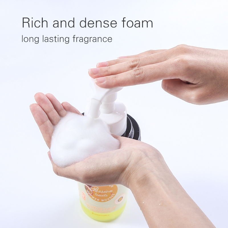 ESTELIN Body Care Product Natural Fruit Shower and Shave 2 in 1 Cleansing Mousse 370ml