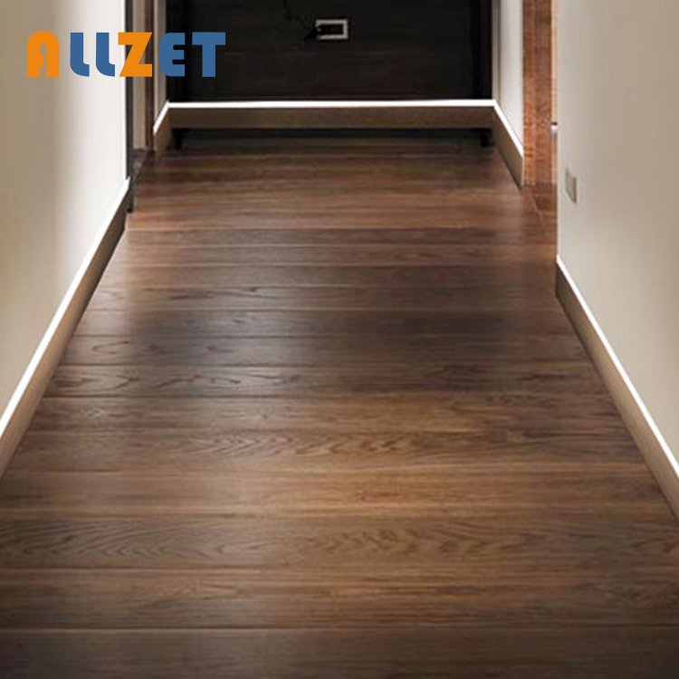Allzet aluminum led light wall black skirting baseboard