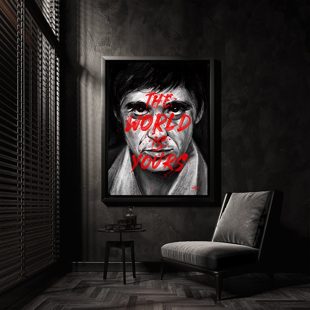 Living Room Home Decoration The World Is Yours Scarfa Pablo El Chapo Posters Prints Wall Art Pictures home decor pop art