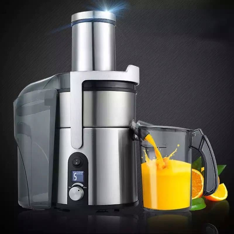 1200w DC motor fruit presses hot sell stainless steel switch juicer fruit squeezer press jus commercial cold press juicer